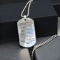 Pillar of Support | Inspirational Dog Tag