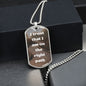 Right Path | Daily Affirmation Dog Tag