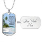 Prayer for Intention | Inspirational Dog Tag
