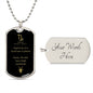 Hard to Please Capricorn Zodiac Dog Tag