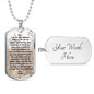 Daily Opportunity Prayer | Inspirational Dog Tag
