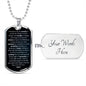 Serenity Prayer | Inspirational Dog Tag