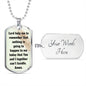 Prayer for Hard Times | Inspirational Dog Tag
