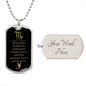 Perfect Storm Scorpio | Zodiac Dog Tag