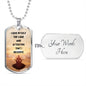 Attention I Deserve | Daily Affirmation Dog Tag