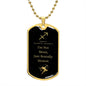 Brutally Honest Sagittarius | Zodiac Dog Tag