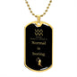 Boring Aquarius | Zodiac Dog Tag