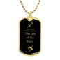 Life of the Party Sagittarius | Zodiac Dog Tag