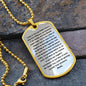 Pillar of Support | Inspirational Dog Tag