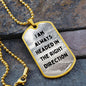 Right Direction | Daily Affirmation Dog Tag