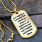 Prayer for Hard Times | Inspirational Dog Tag