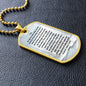 Before Work Prayer | Inspirational Dog Tag