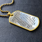 Pillar of Support | Inspirational Dog Tag