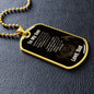 To My Son from Dad | Believe Dog Tag