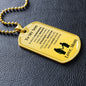 To my Son from Mom | Always Remember Dog Tag