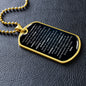 Serenity Prayer | Inspirational Dog Tag