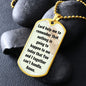 Prayer for Hard Times | Inspirational Dog Tag