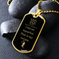 Aquarius Excuse | Zodiac Dog Tag