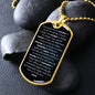 Serenity Prayer | Inspirational Dog Tag