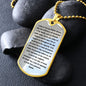 Pillar of Support | Inspirational Dog Tag