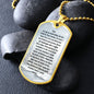 Before Work Prayer | Inspirational Dog Tag