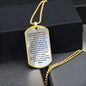 Pillar of Support | Inspirational Dog Tag