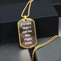 Right Path | Daily Affirmation Dog Tag