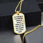 Prayer for Hard Times | Inspirational Dog Tag