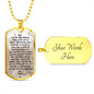 Daily Opportunity Prayer | Inspirational Dog Tag