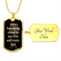 True Self | Daily Affirmation Dog Tag