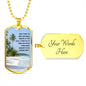 Prayer for Intention | Inspirational Dog Tag