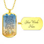 A New Day | Inspirational Dog Tag