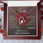 To My Beautiful Wife | Rose Forever Love Necklace
