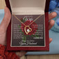 To My Beautiful Wife | Rose Forever Love Necklace