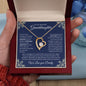 To Our Beautiful Granddaughter I Forever Love Necklace