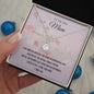 To My Loving Mom | Forever Grateful Eternal Hope Necklace