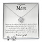 To my Beautiful Mom | Love Knot Earring & Necklace Set