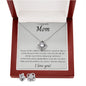 To my Beautiful Mom | Love Knot Earring & Necklace Set