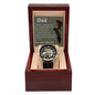 To My Dad from Daughter | True Love Men's Openwork Watch