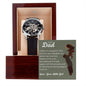 To My Dad from Daughter | True Love Men's Openwork Watch