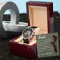 To My Dad from Daughter | True Love Men's Openwork Watch