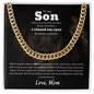 To my Son from Mom | Cuban Link Chain