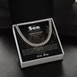 To my Son from Mom | Cuban Link Chain