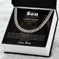To my Son from Mom | Cuban Link Chain