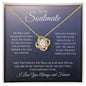 To My Soulmate | One Wish Starry Love Knot Necklace