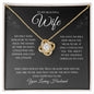 To My Beautiful Wife | Love Knot (black)