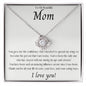 To My Beautiful Mom | Love Knot Necklace
