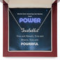 Powerful Name Necklace