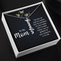 To my Mom | Best Friend Vertical Name Necklace