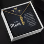 To my Mom | Best Friend Vertical Name Necklace